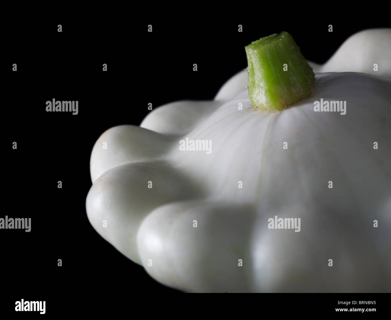 Patty Pan, Sommerkürbis. Stockfoto