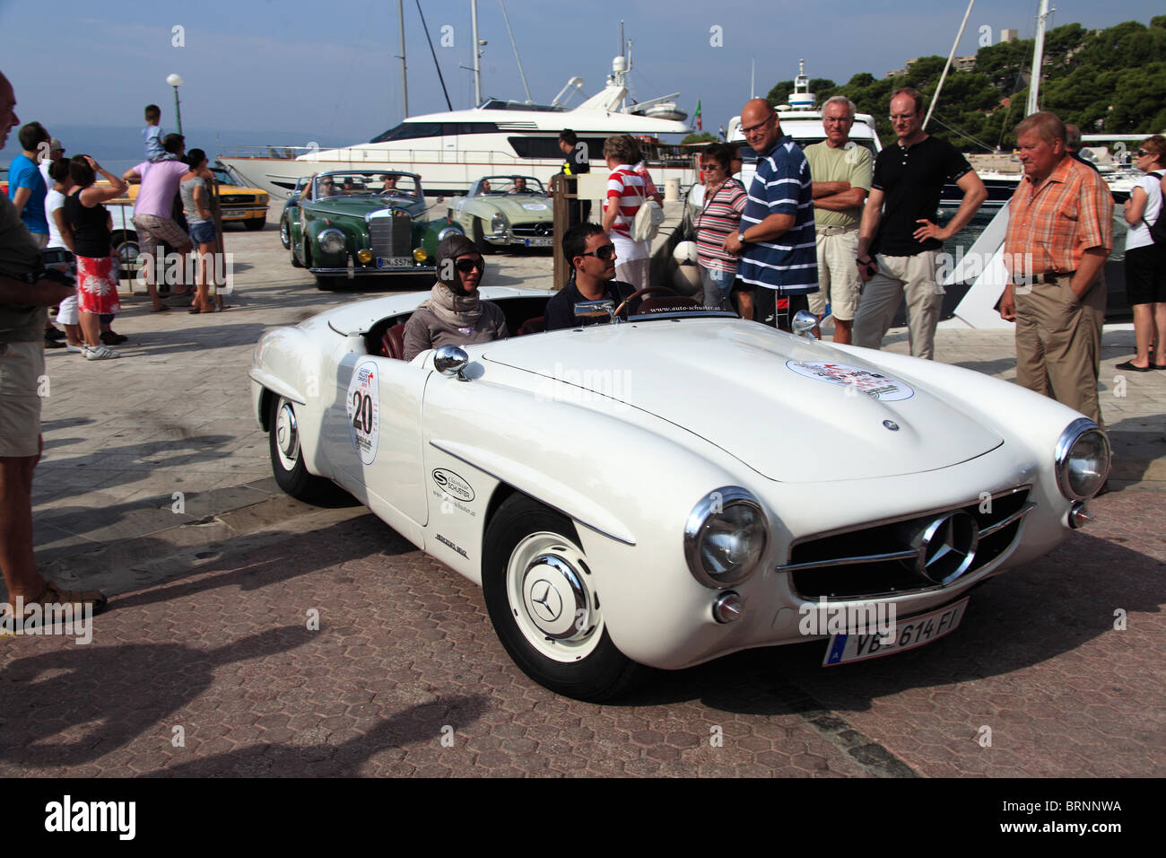 Classic Rallye Kroatien 2010 - Oldtimer Rallye 24.09.2010 Brela/Fernsehreihe Stockfoto