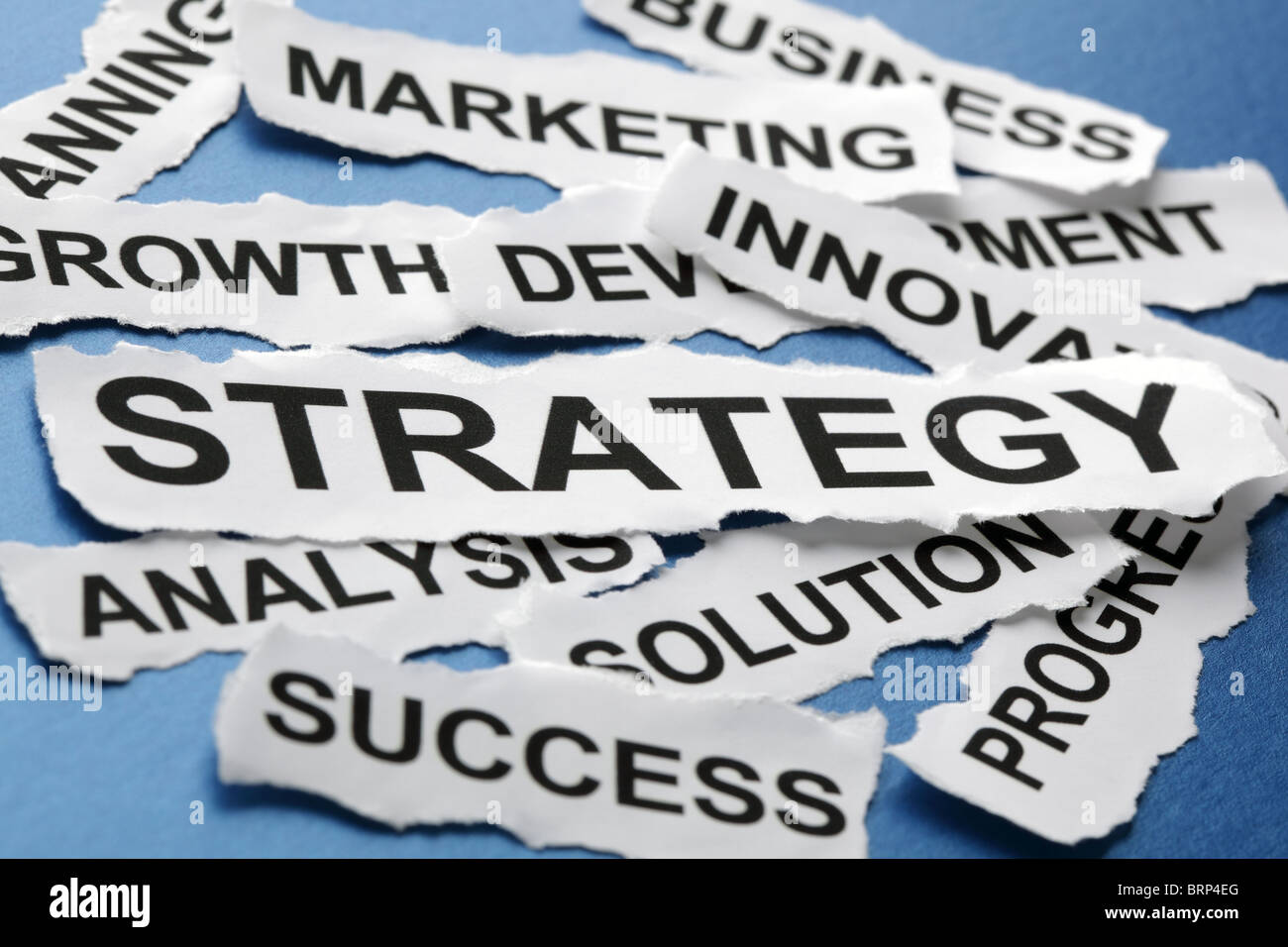 Business-Strategie Stockfoto