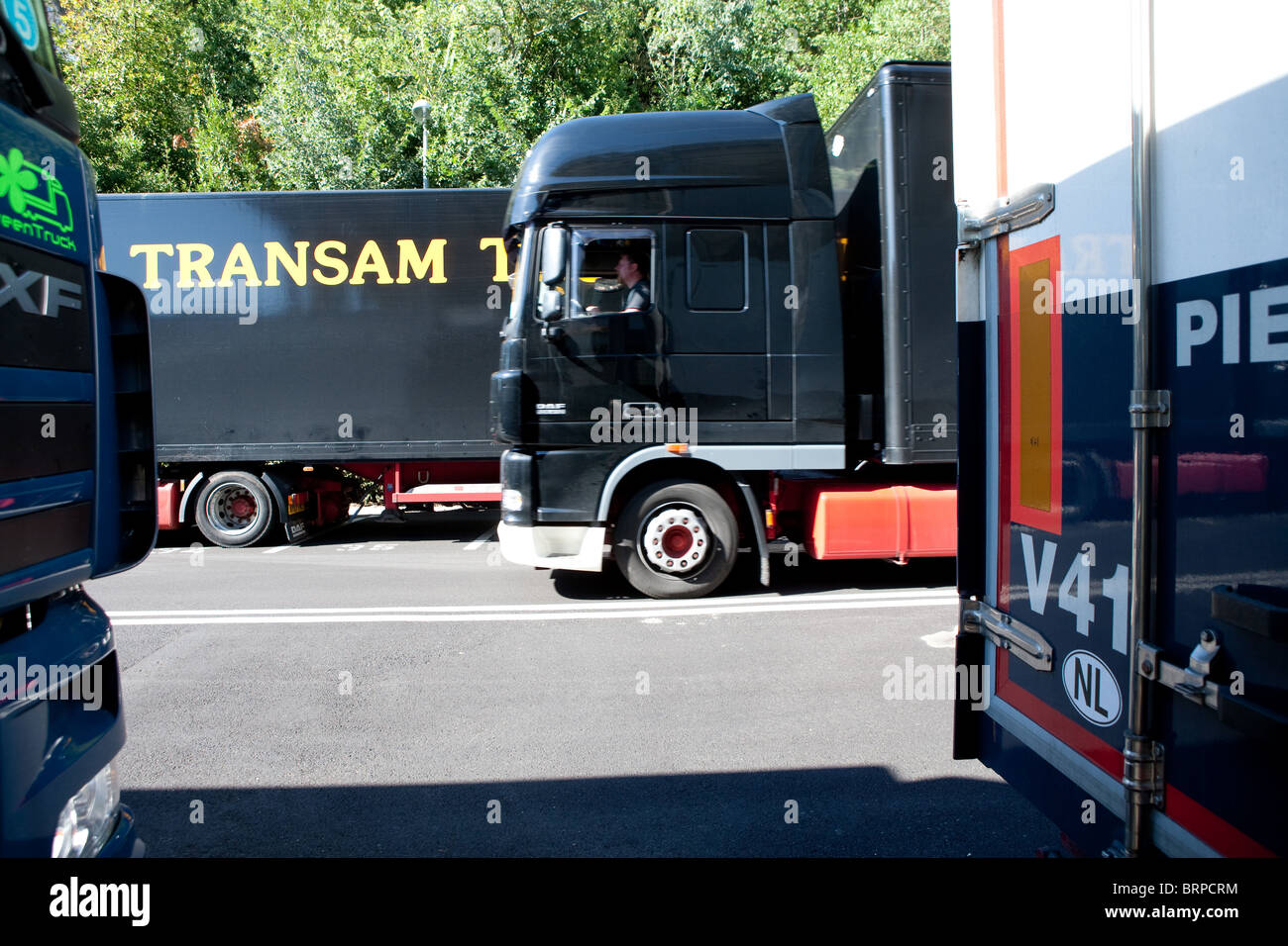 U2-LKW-LKW mit Anhänger Livekonzert 360 tour Stockfoto