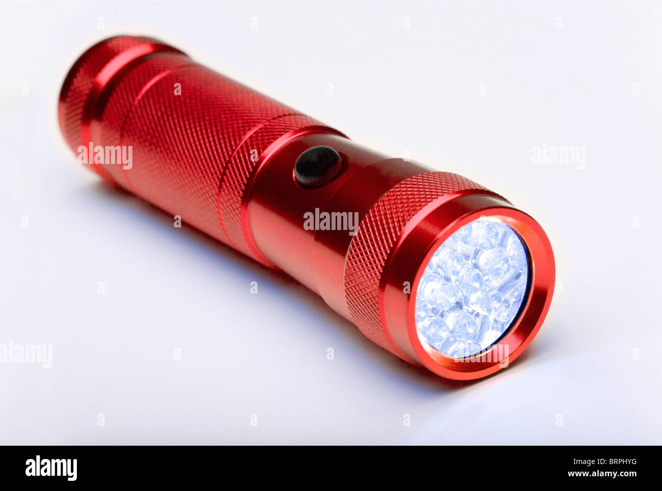 Fackel / Taschenlampe mit weißen LEDs Stockfoto