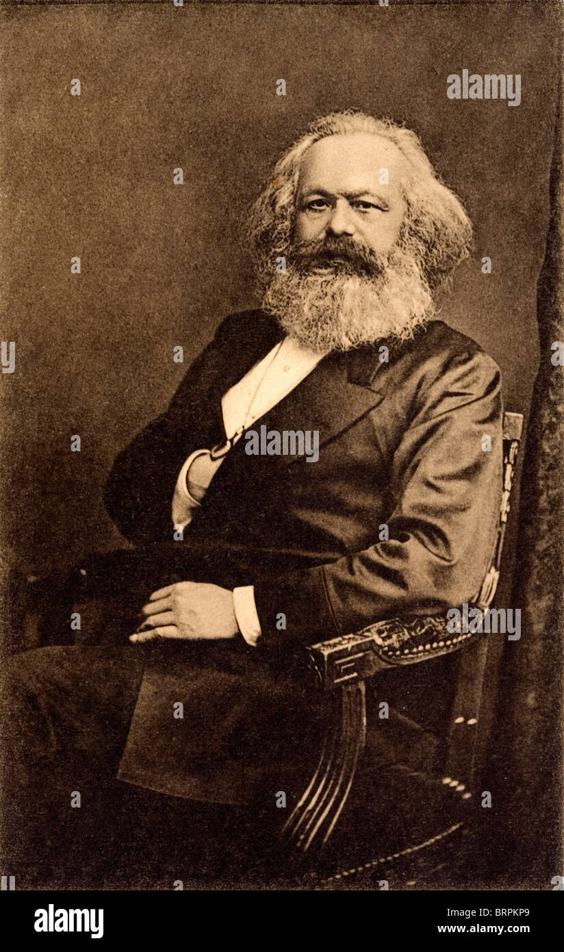 Foto von Karl Marx Stockfoto