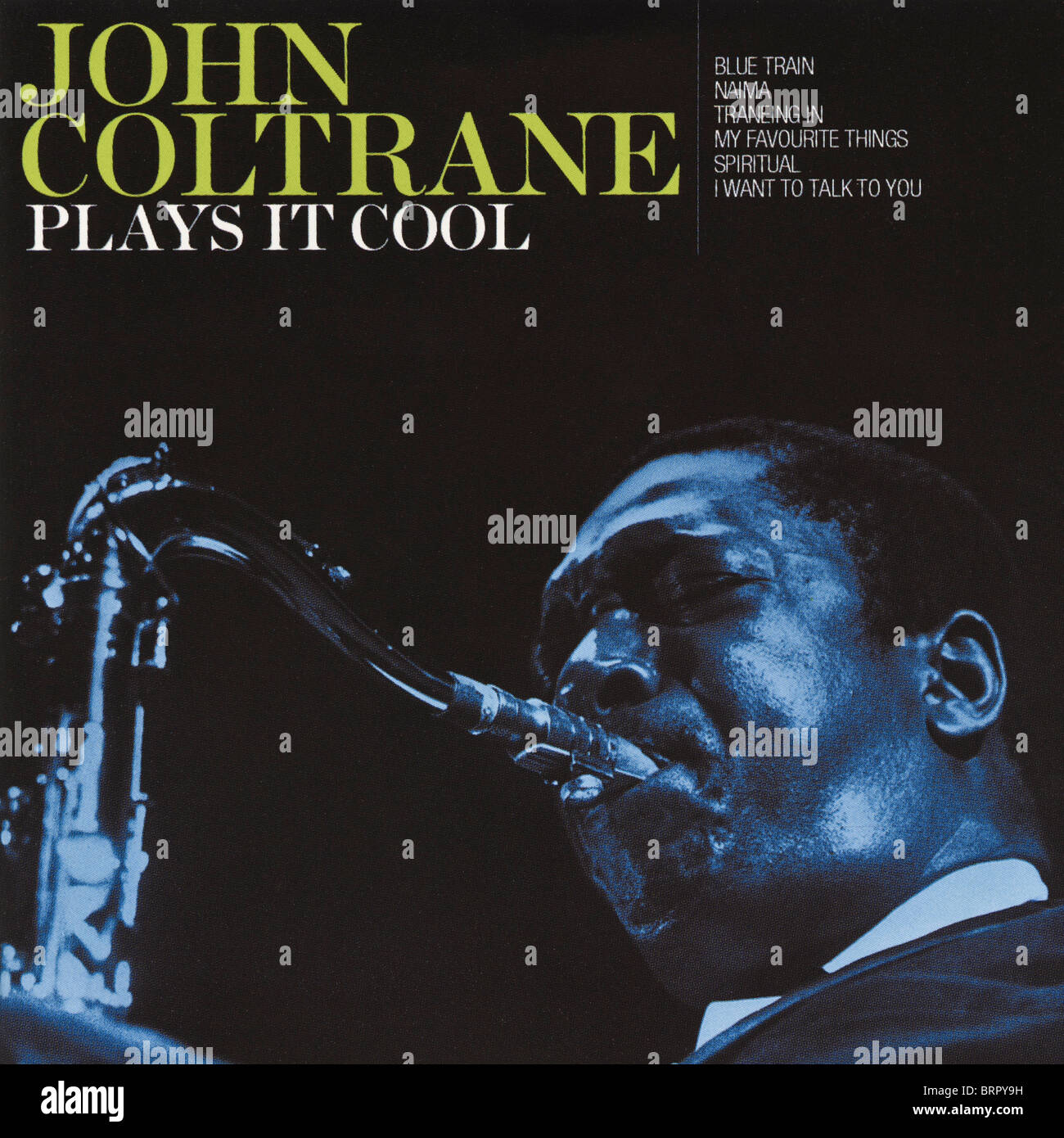 Album-Cover von John Coltrane spielt es Cool von Metro Records im Jahr 2000 veröffentlicht Stockfoto