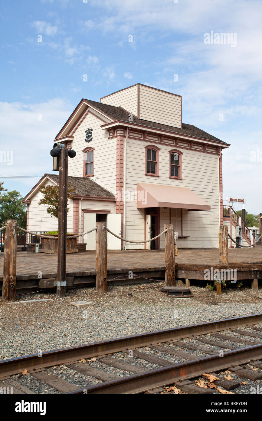 Ein Gebäude in alten Stadt Sacramento, Kalifornien Stockfoto