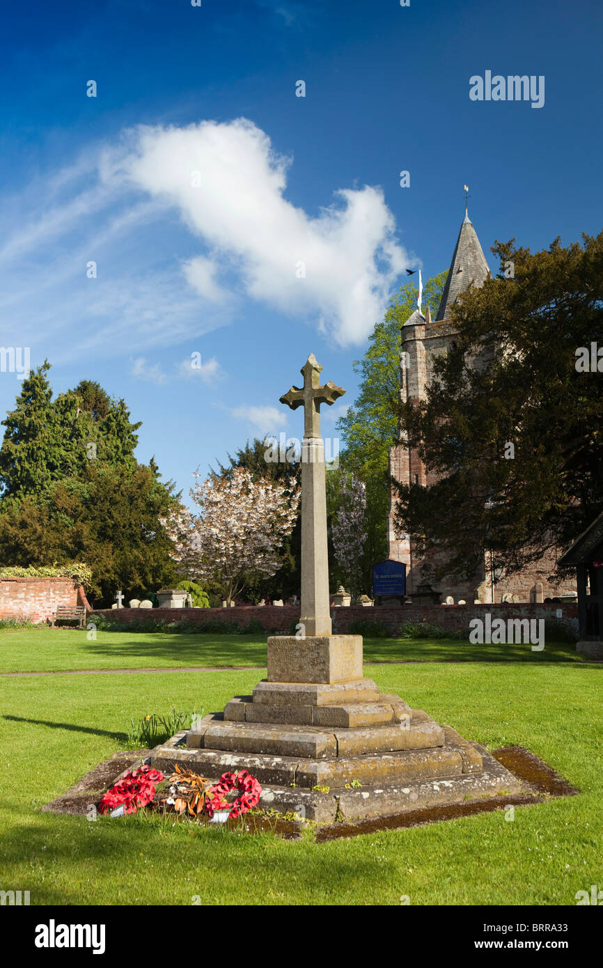 UK, Gloucestershire, Dymock, St Mary die Jungfrau Kirche, Frühling Stockfoto