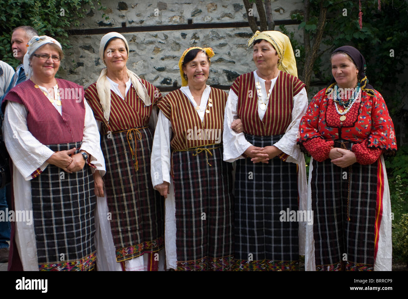 Amateure in der Reproduktion Trauung der Rhodopen Bulgarien Zlatograd Stockfoto
