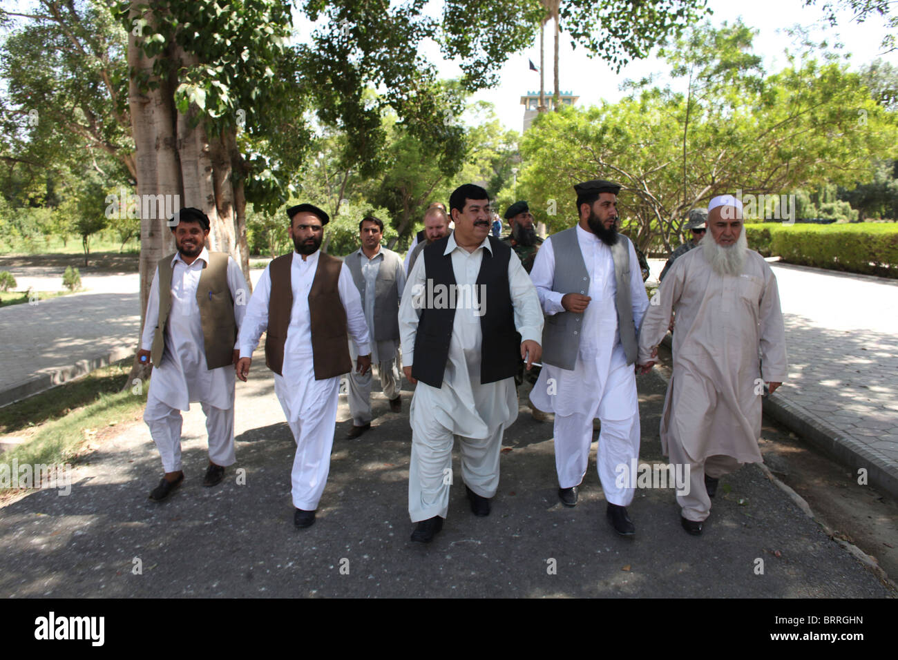 Freigabe-Zeremonie der Taliban in Afghanistangovernor Jalalabad, Afghanistan Stockfoto