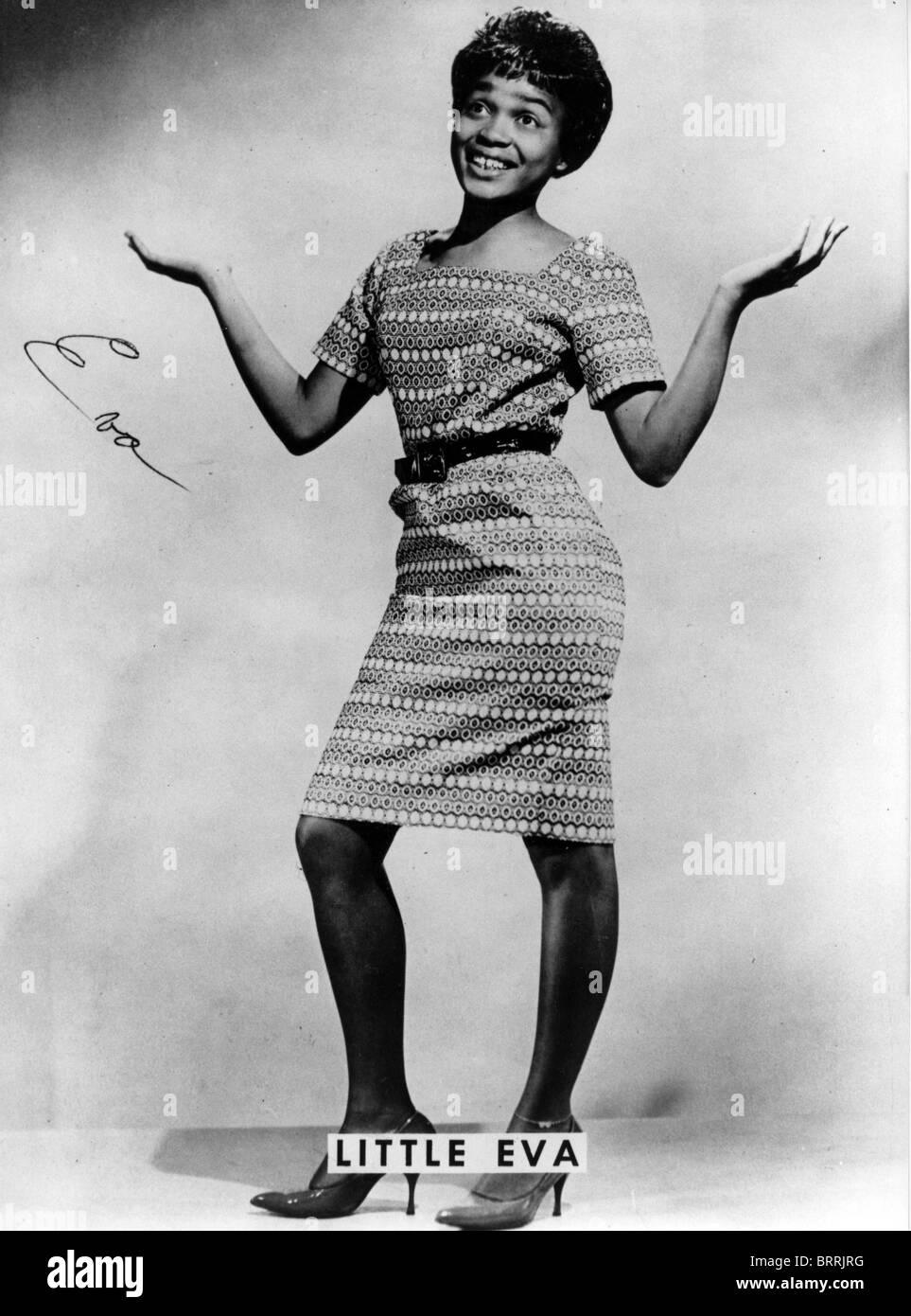 EVA (1943-2003) US-Pop-Sängerin über 1962 Stockfoto