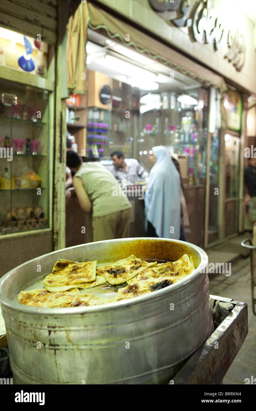 Bab El-Futuh in Gamaliya, die Innenstadt von Kairo, Ägypten Stockfoto