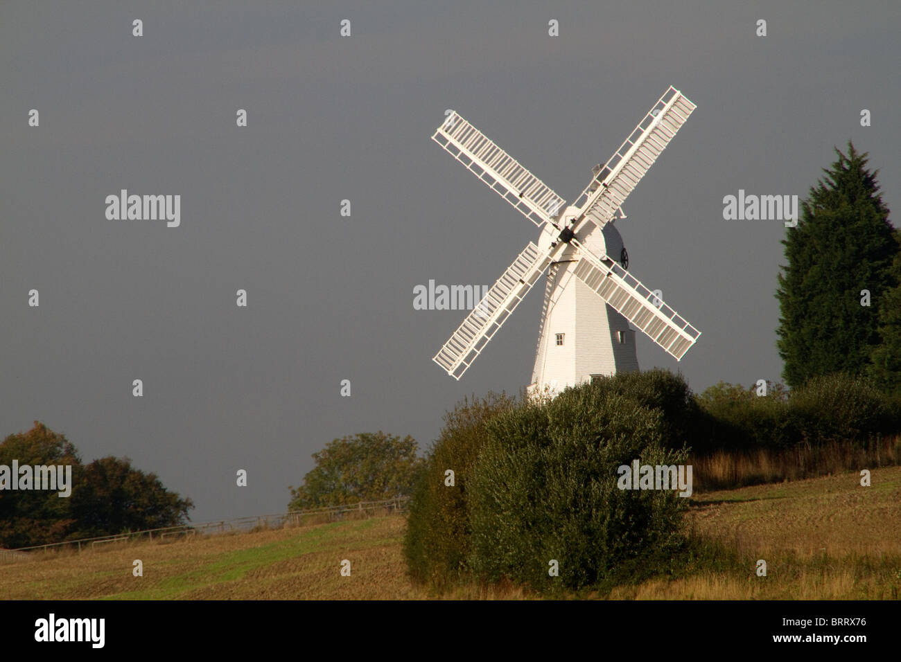 Woodchurch Windmühle, Kent Stockfoto
