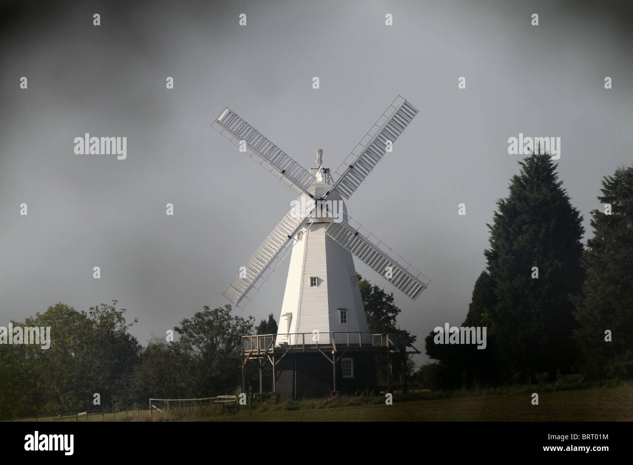 Woodchurch Windmühle, Kent Stockfoto