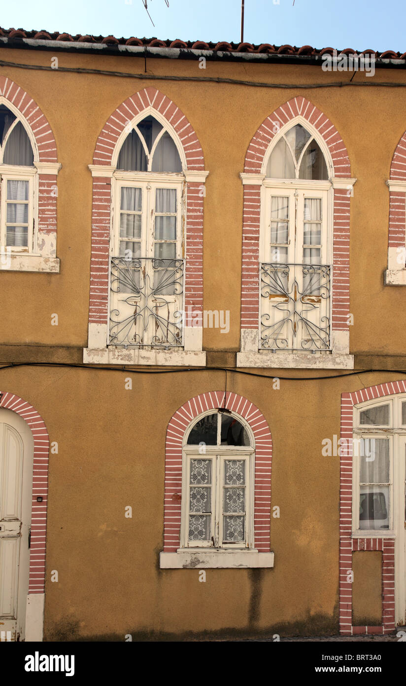 Straßenbild, Luso, Portugal, vernacular Architektur Stockfoto