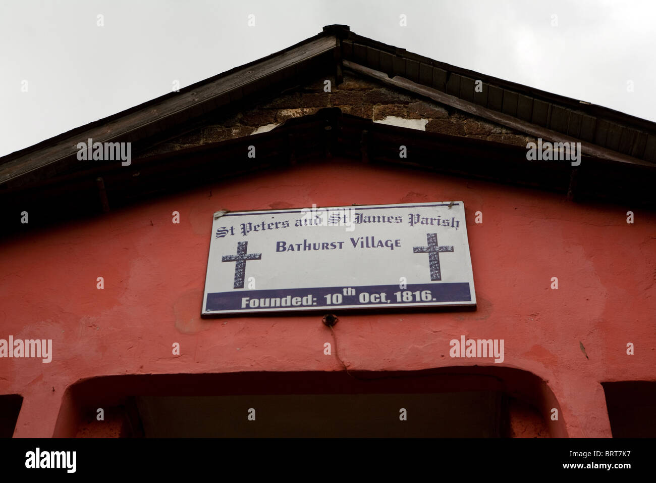 St Peters und St. James Parish Church in Bathurst Dorf Freetown Sierra Leone Westafrika Stockfoto