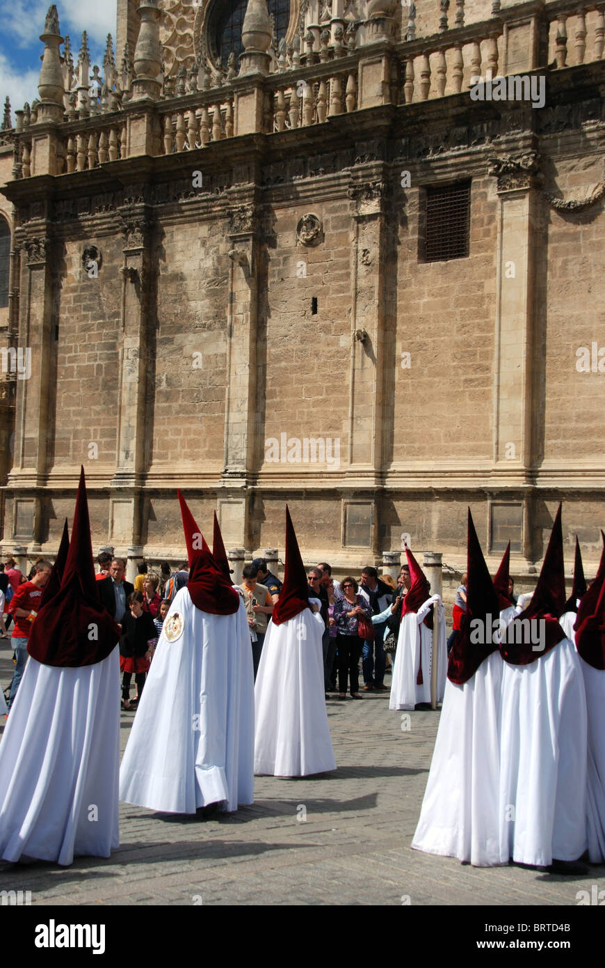 Santa Semana (Karwoche), Sevilla, Provinz Sevilla, Andalusien, Südspanien, Westeuropa. Stockfoto