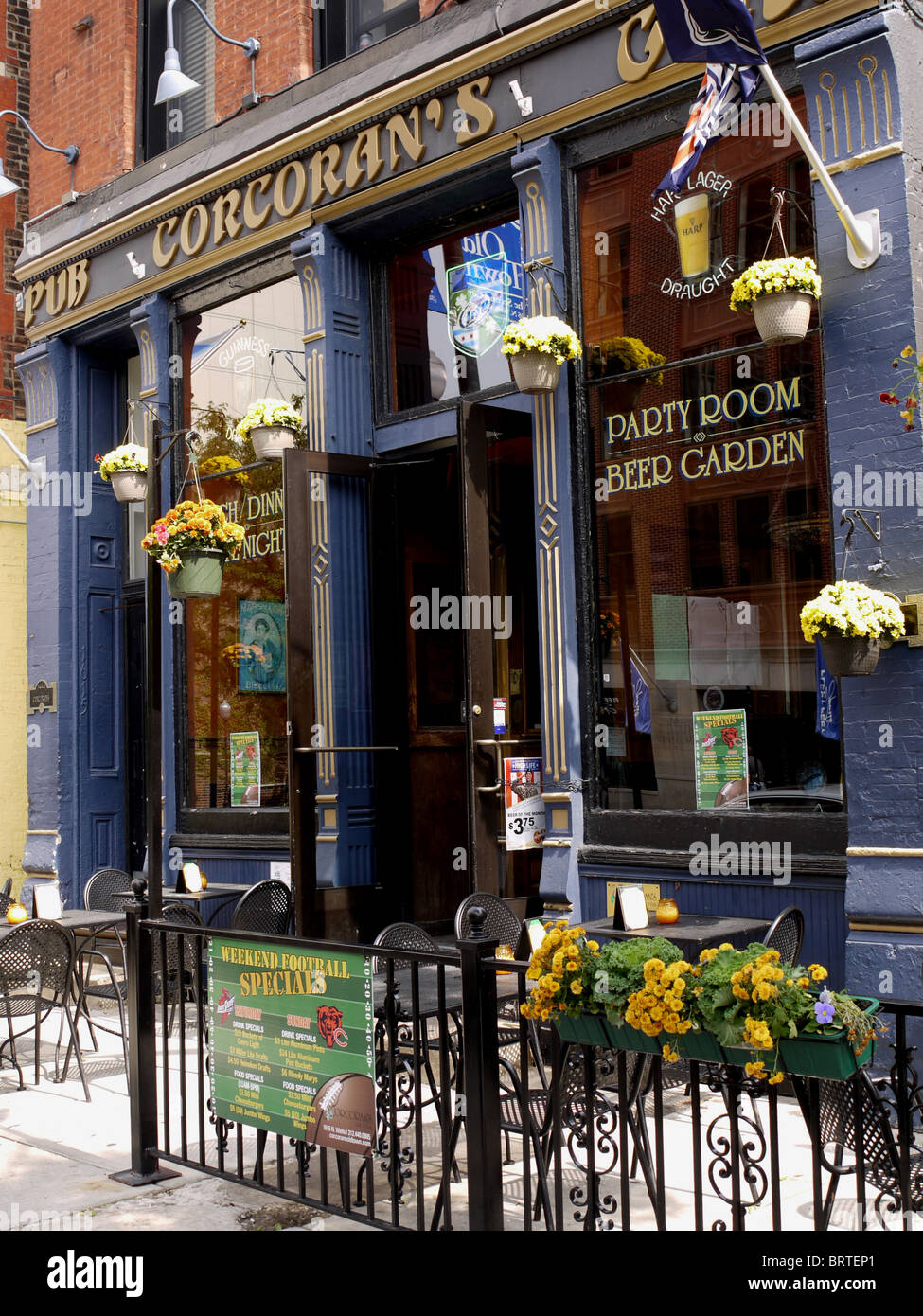 Chicago-Altstadt Pub Stockfoto