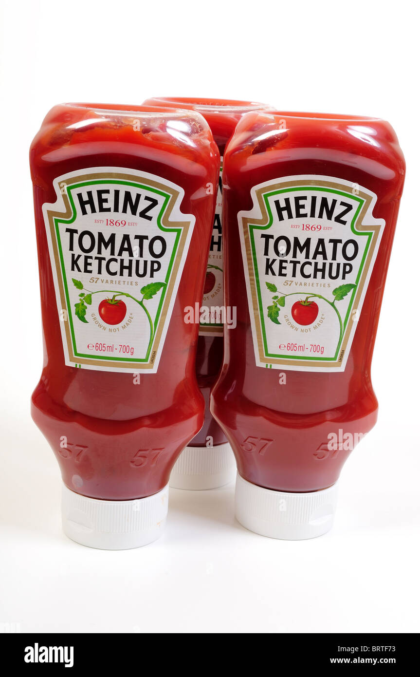Heinz Tomatenketchup. Stockfoto
