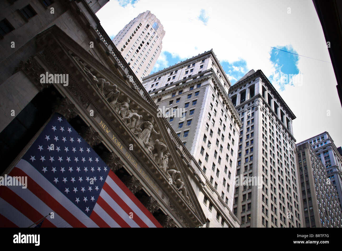 Börse New York, Manhattan, New York, USA Stockfoto