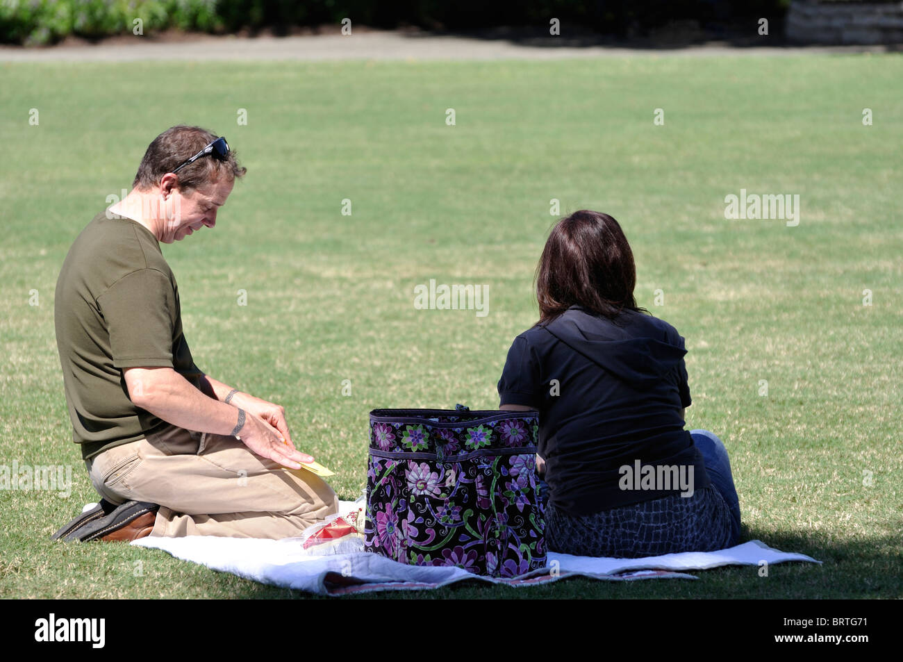 Familien-Picknick Stockfoto