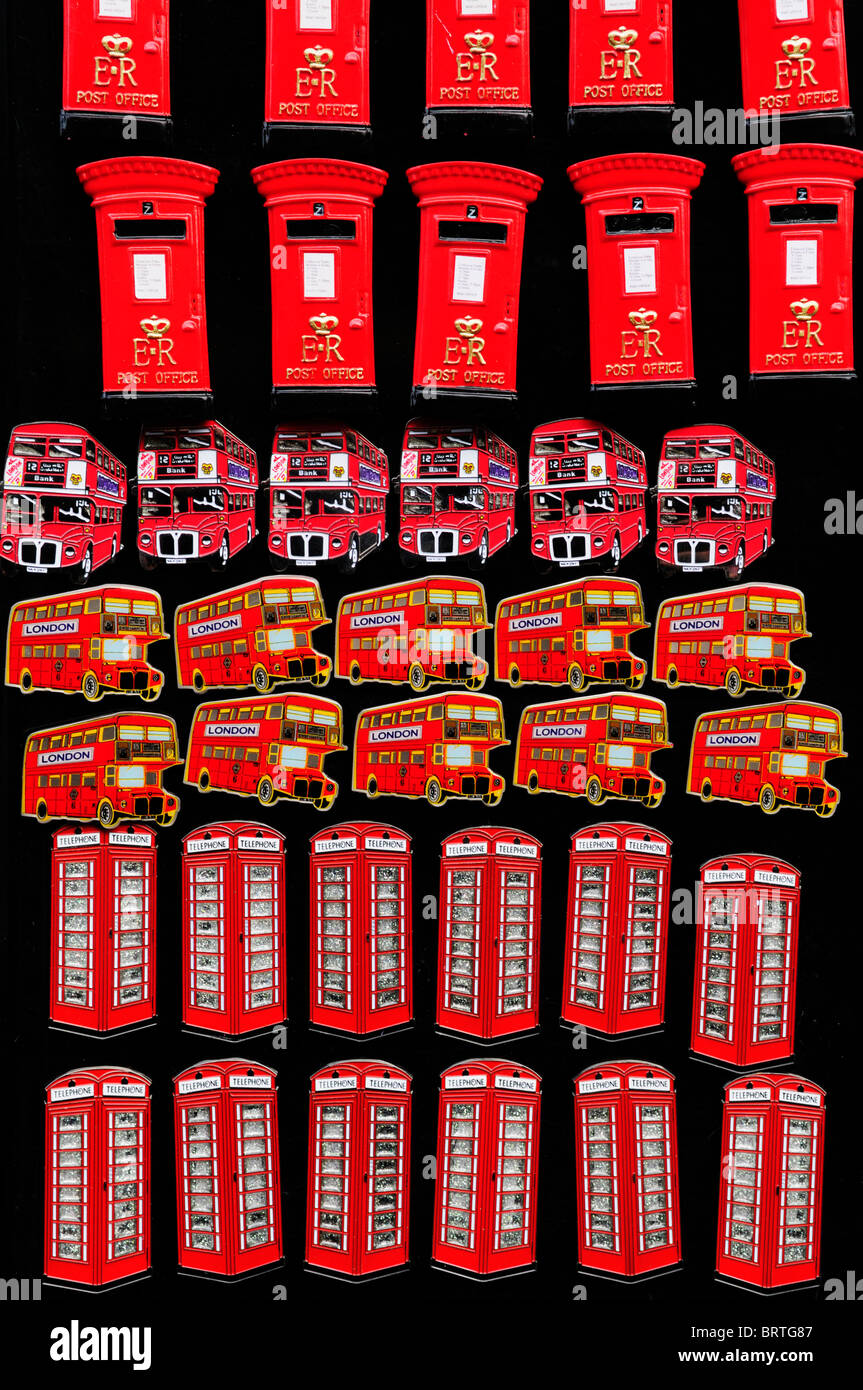 Souvenir Kühlschrank Magneten, Portobello Road, Notting Hill, London, England, Vereinigtes Königreich Stockfoto