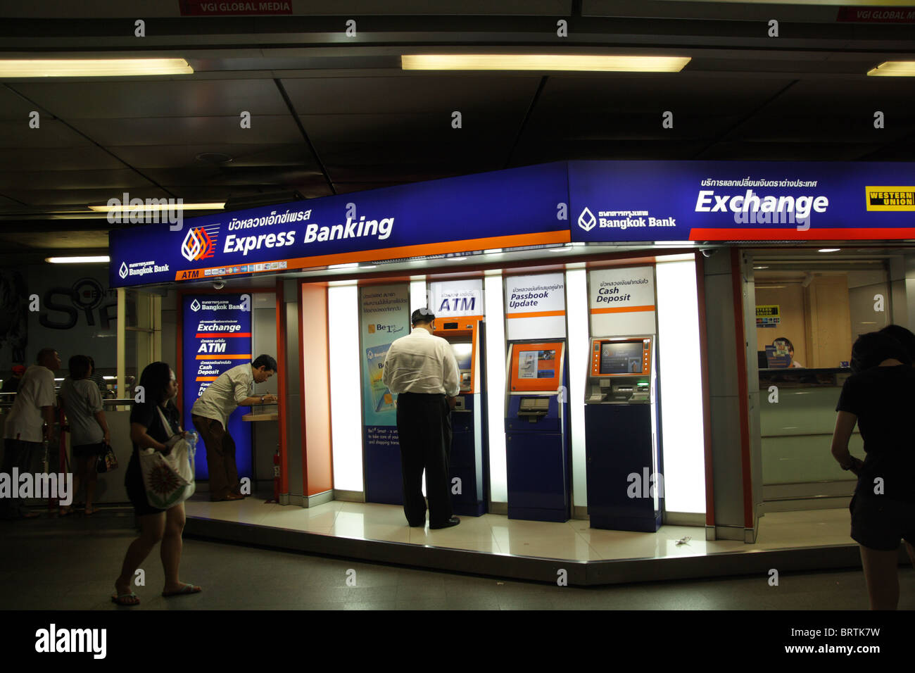 Bangkok Bank-Express-Service Stockfoto