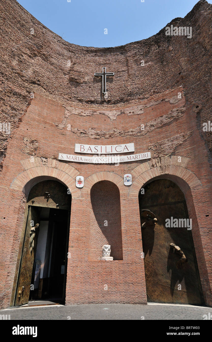 Rom. Italien. Basilica di Santa Maria Degli Angeli e dei Martiri