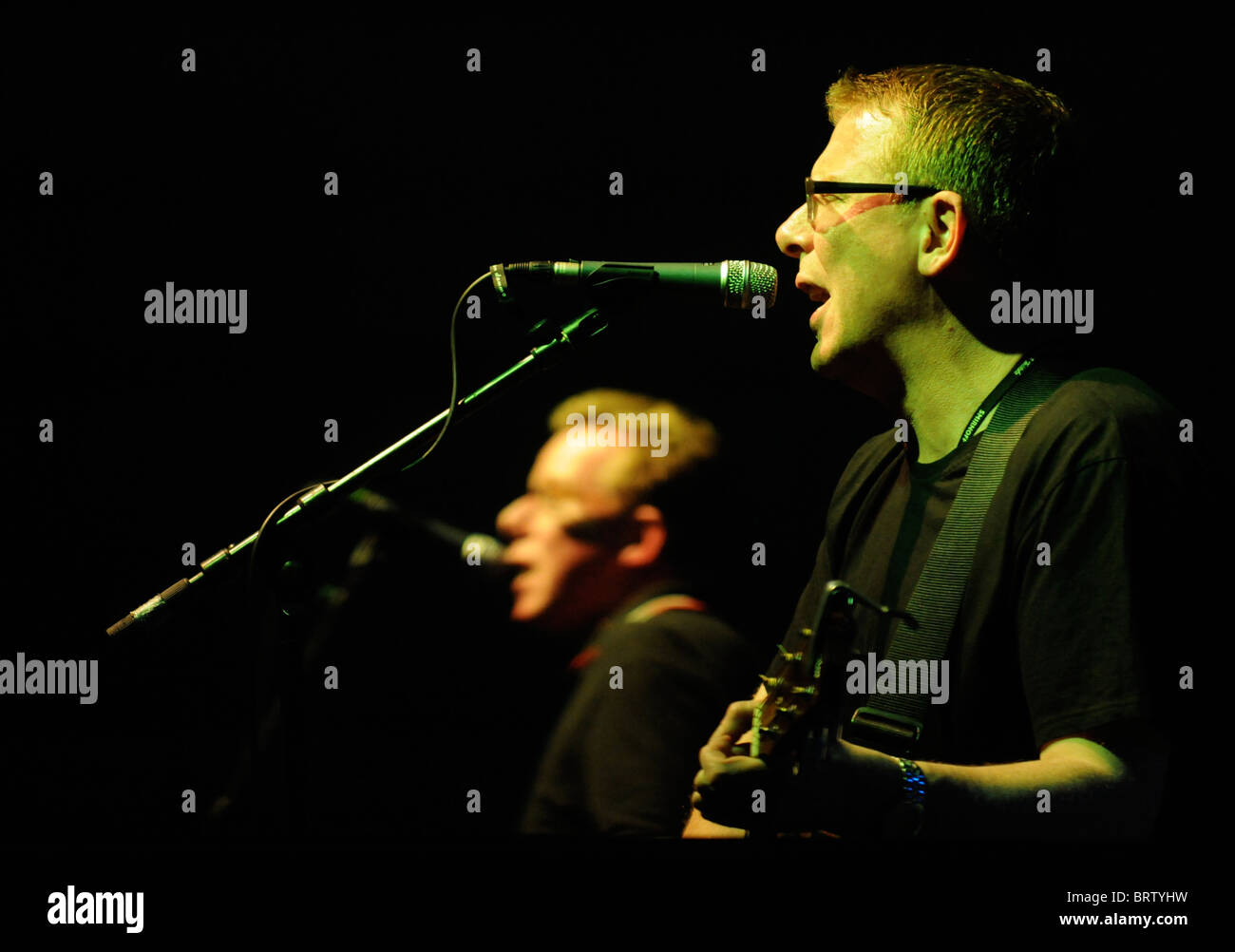 Die Verkünder Schottische Band Stockfoto