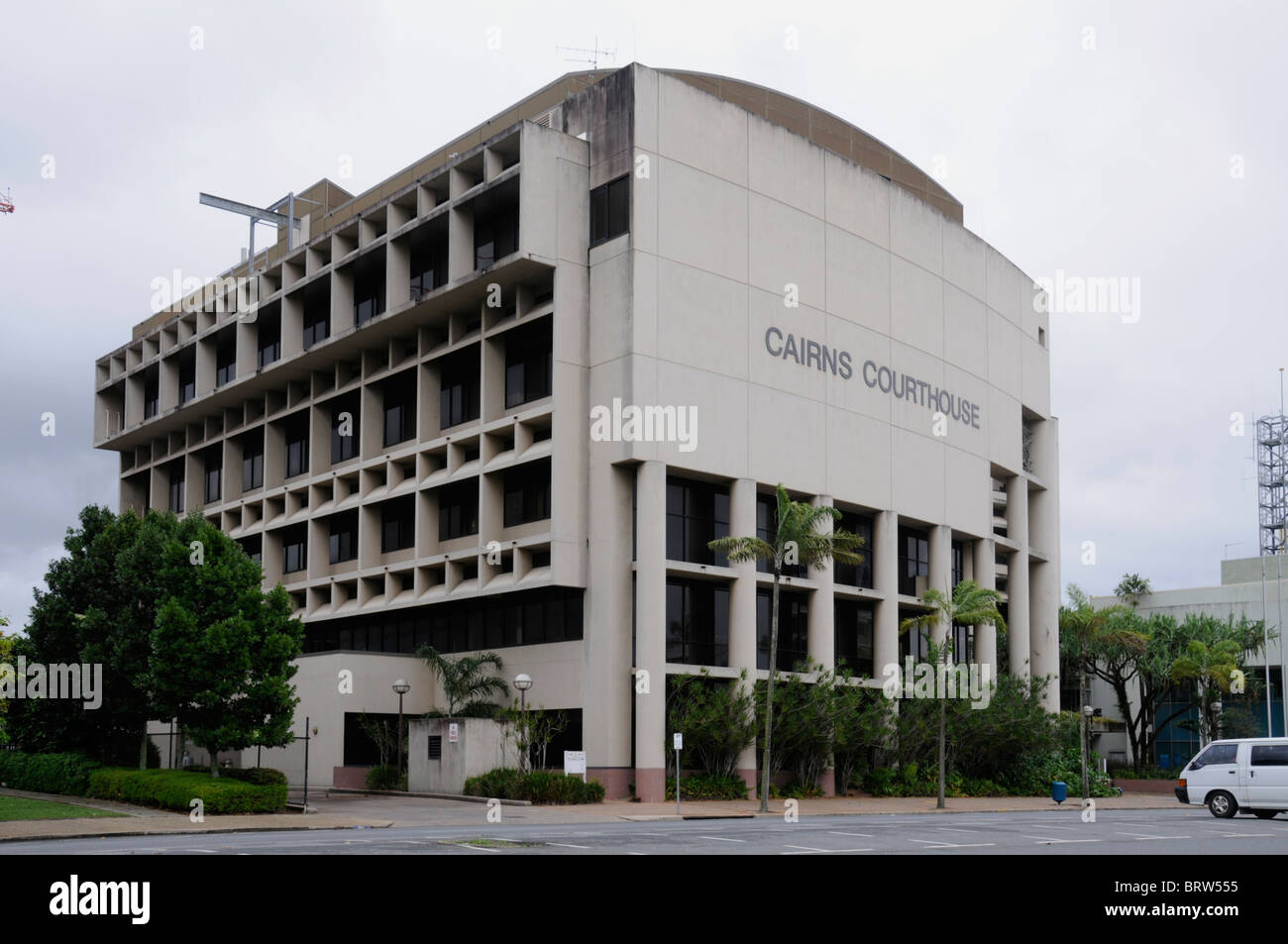 Das Gerichtsgebäude in Cairns, Queensland, Australien Stockfoto