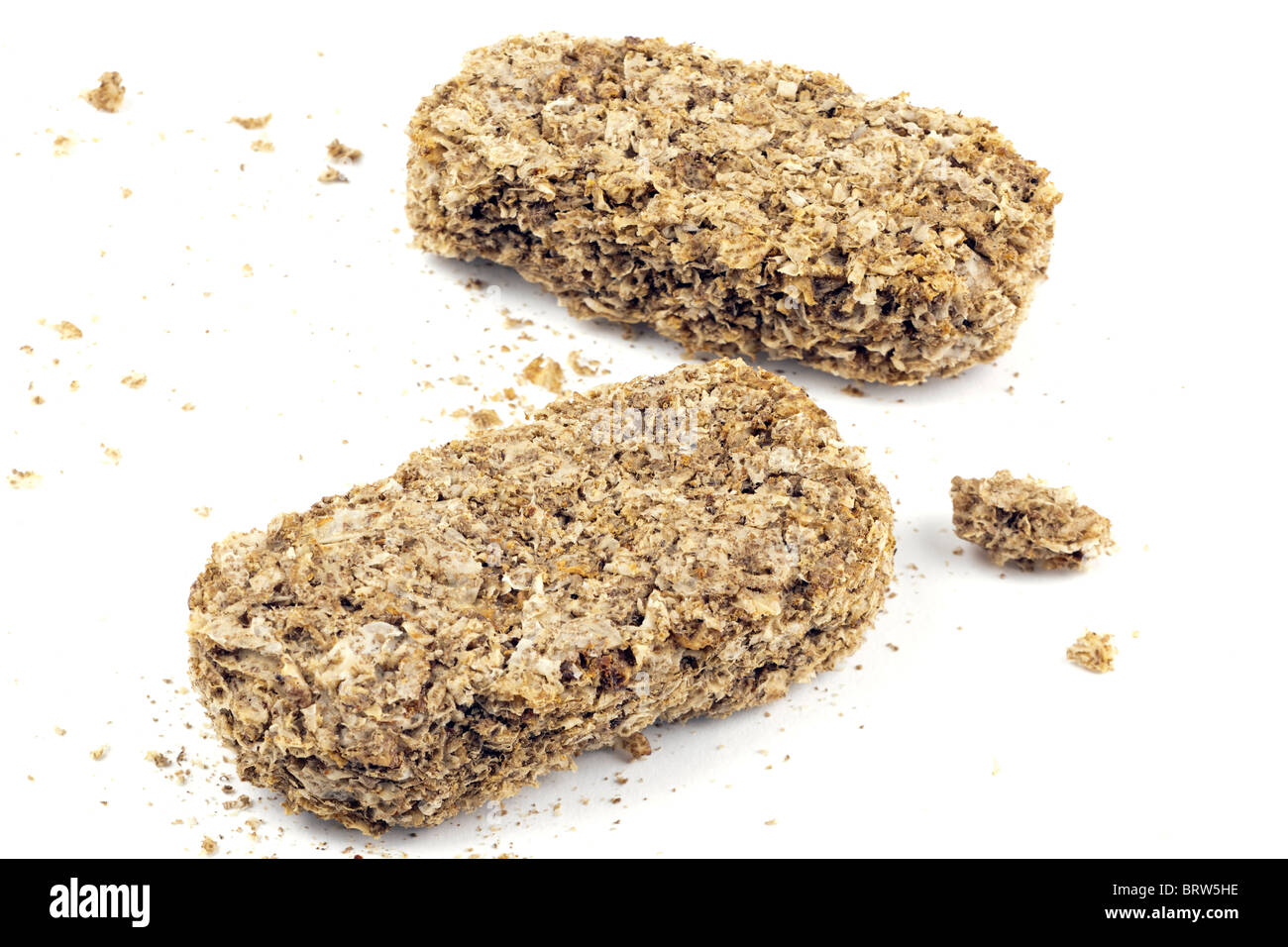 Zwei Frühstück-Müsli-Kekse Stockfoto