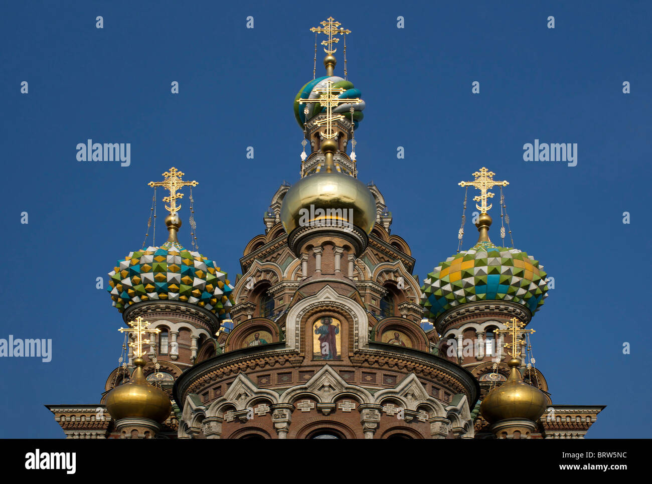 Die Kirche des Erlösers auf verschüttete Blut die Kirche der Auferstehung Christi Stockfoto