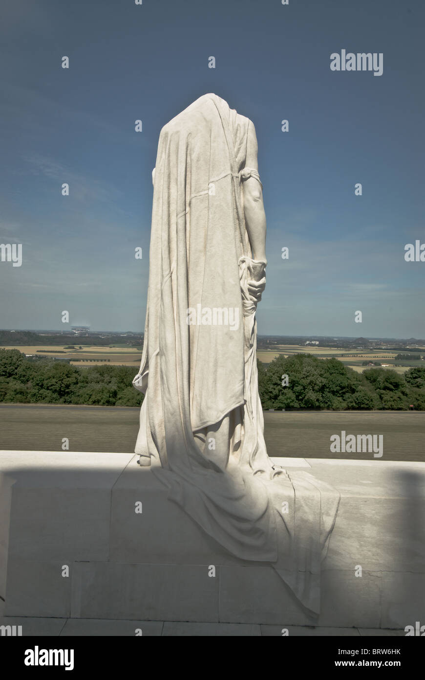 Die Canadian National Vimy Memorial ist eine Gedenkstätte in Frankreich gewidmet dem Andenken von Canadian Expeditionary Force Mitglieder Stockfoto