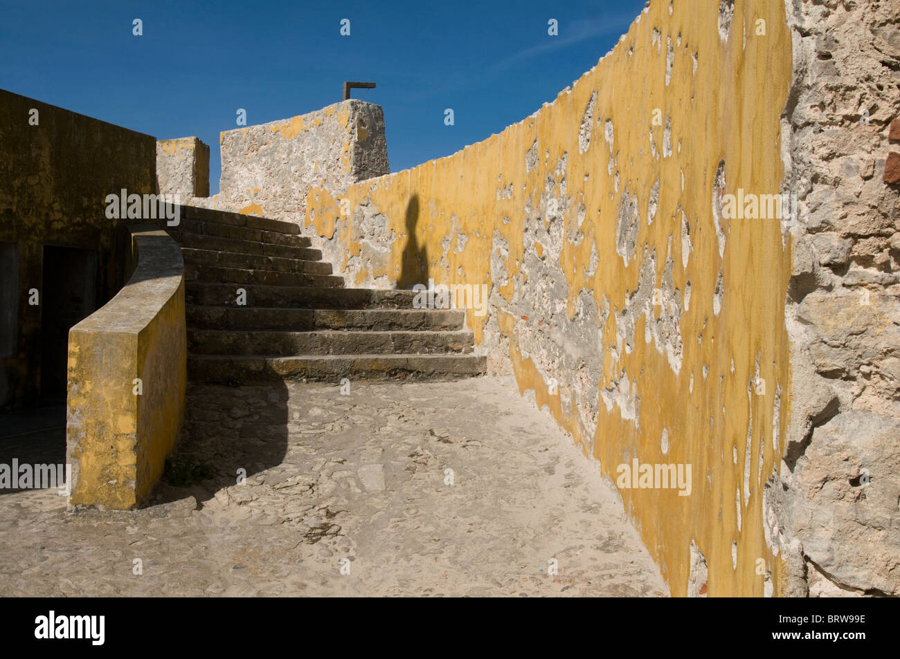 Gefängnis für politische Gefangene in Peniche Portugal Stockfoto