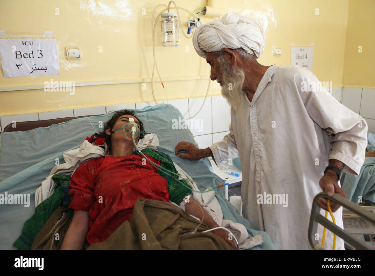 weibliche Gesundheitsversorgung in Afghanistan Stockfoto