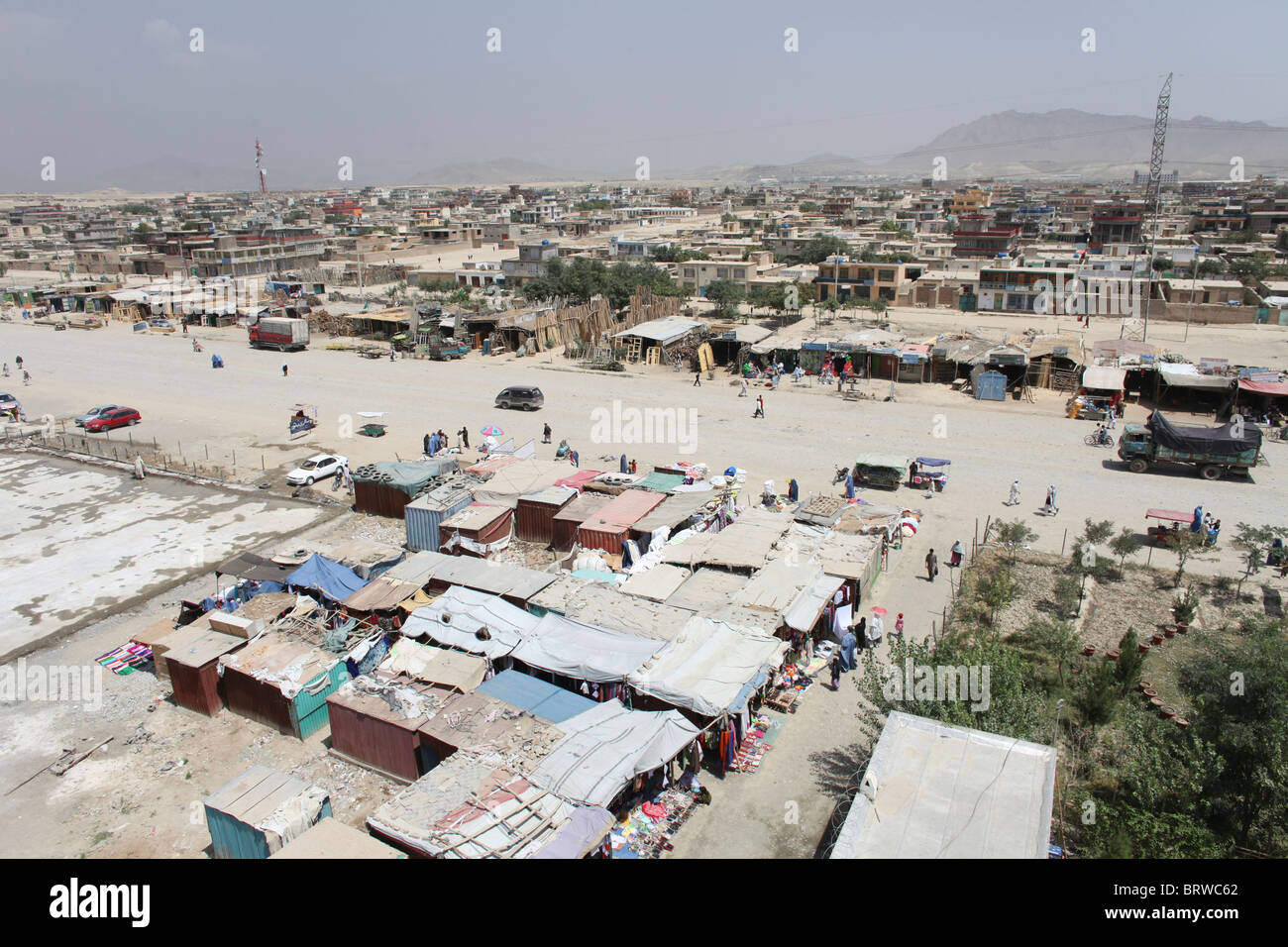 Ahmad Sha Baba Bereich in kabul Stockfoto