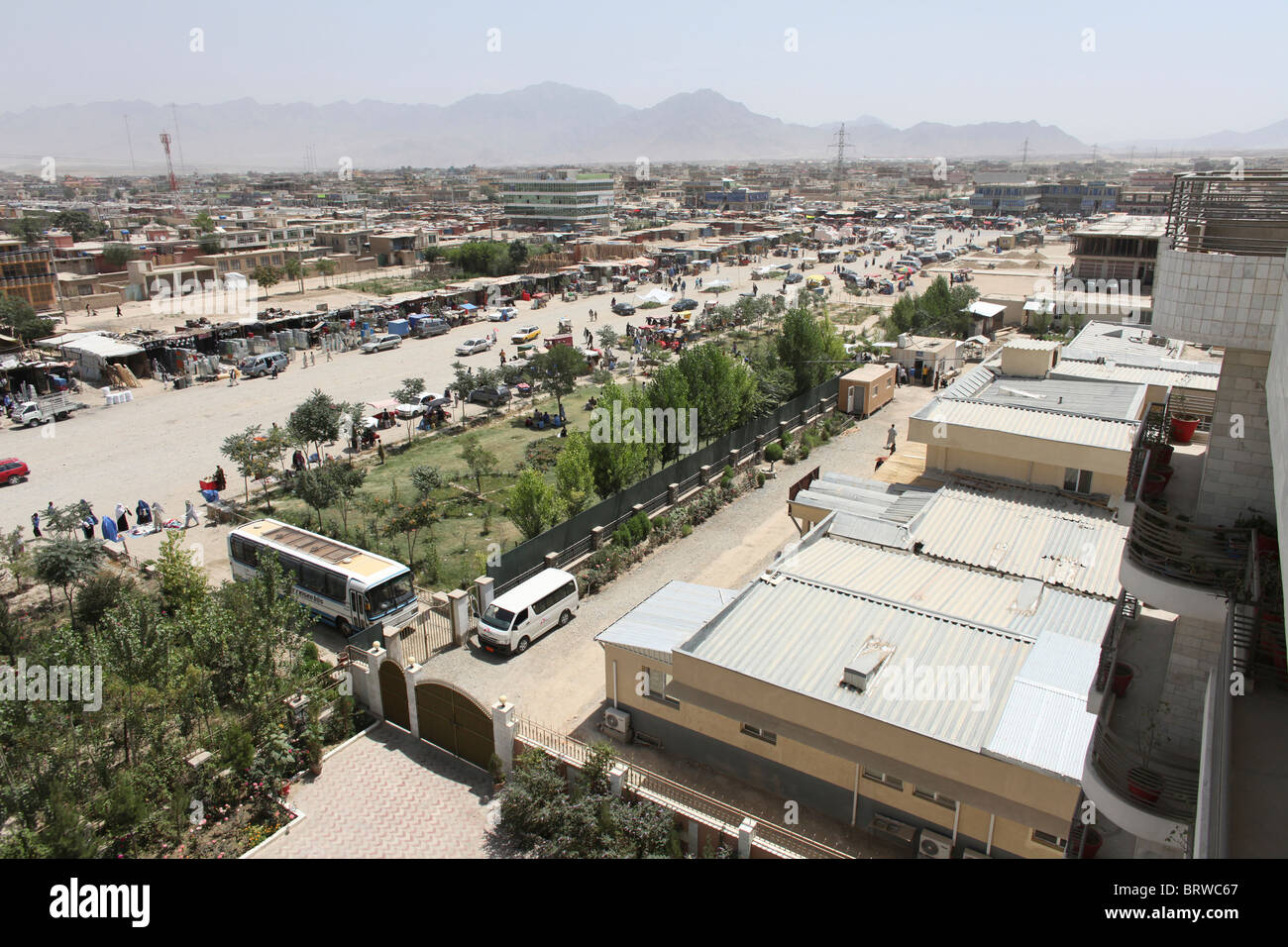 Ahmad Sha Baba Bereich in kabul Stockfoto