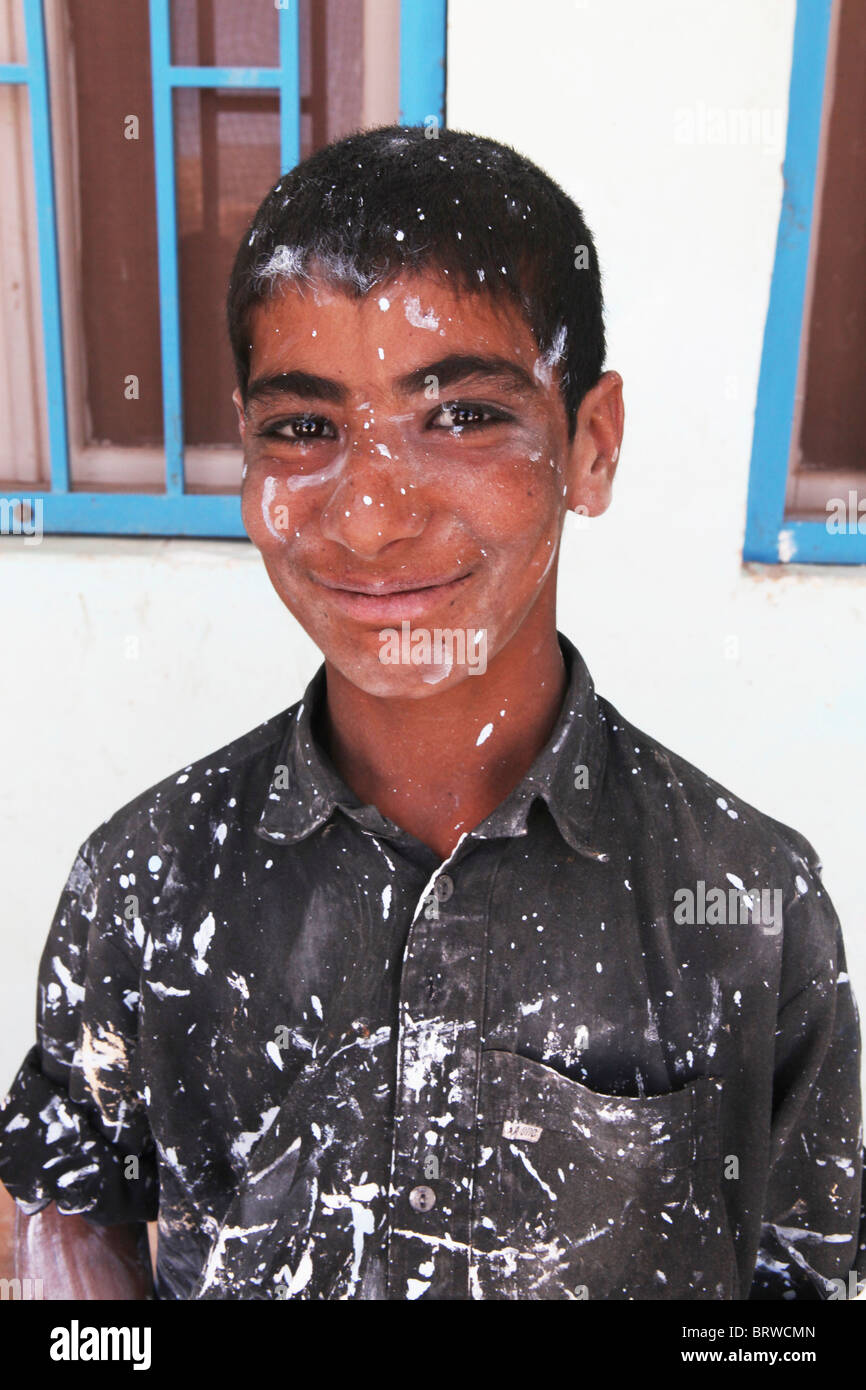 Afghanische Hausmaler Stockfoto