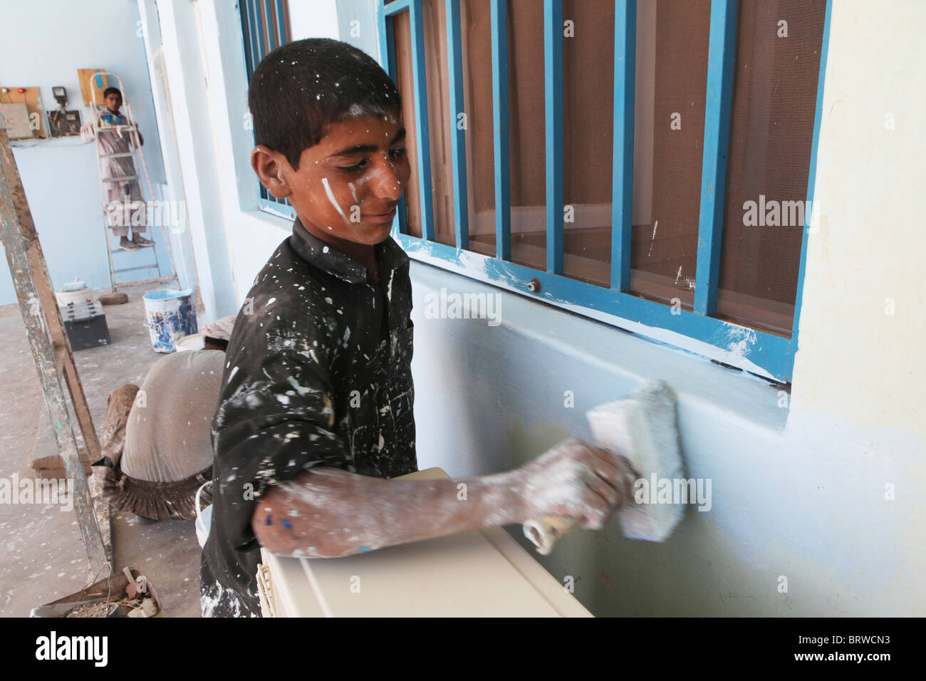 Afghanische Hausmaler Stockfoto