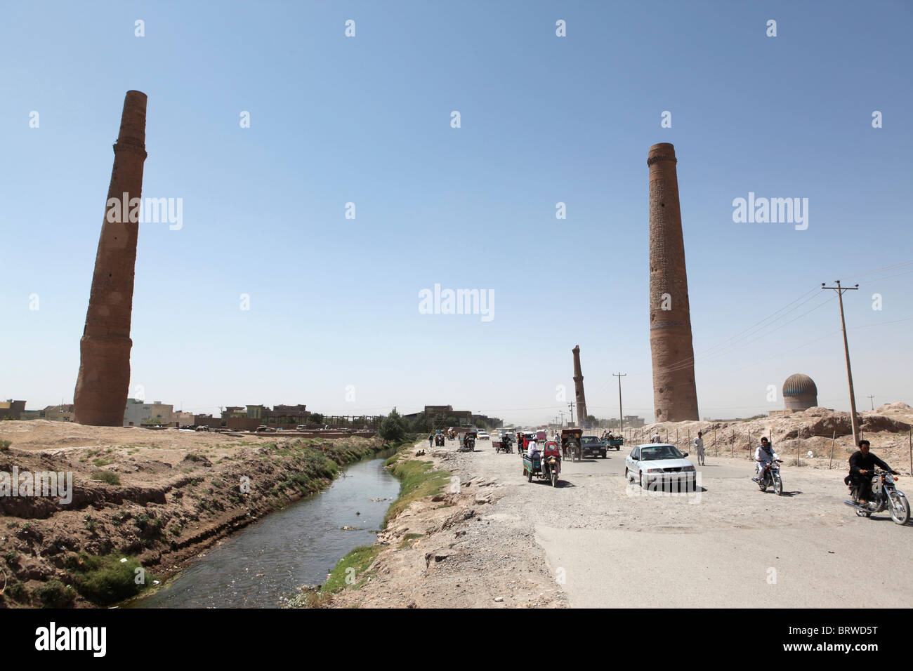 alten Minaretten in Herat, Afghanistan Stockfoto