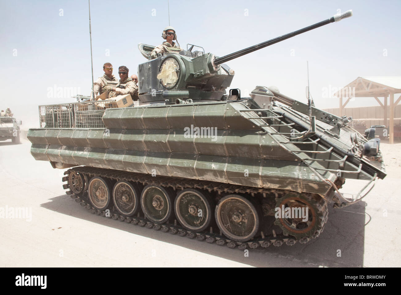 Tank (ISAF) in Afghanistan Stockfoto