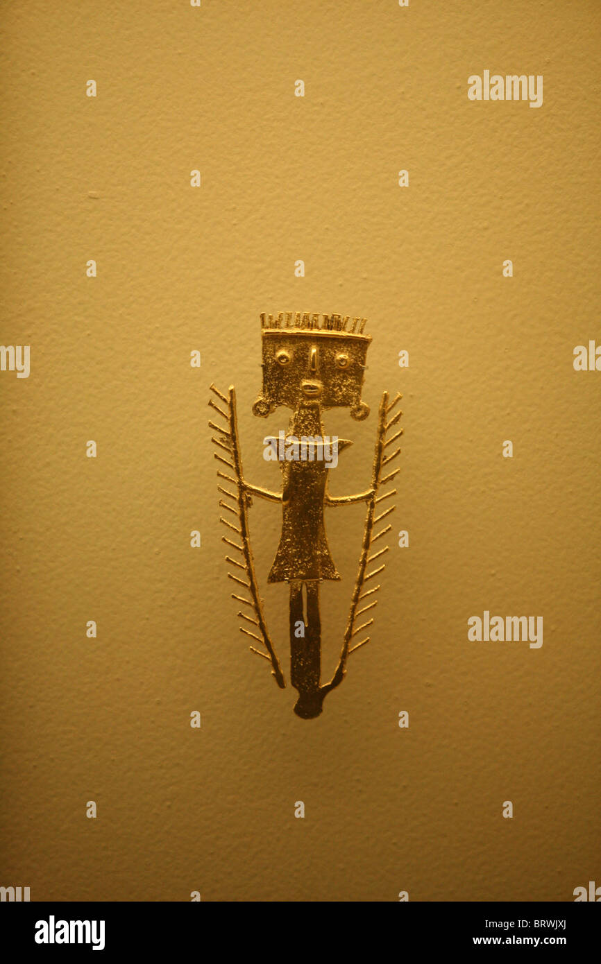 Gold-Museum in Kolumbien Stockfoto