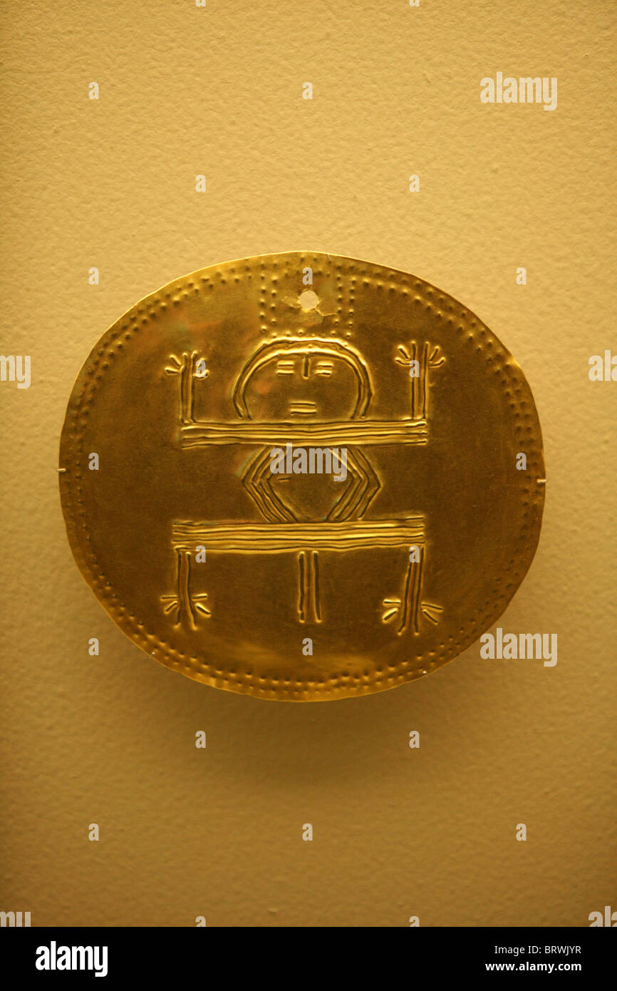 Gold-Museum in Kolumbien Stockfoto