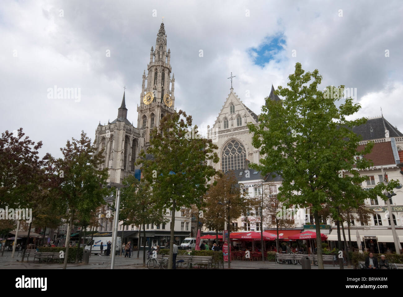 Kathedrale Antwerpen Stockfoto