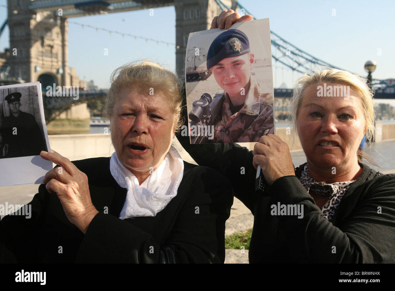 Londons Zigeuner und Reisende protestieren außerhalb Rathaus fordern, dass Bürgermeister Boris Johnson-Stop ignorieren Stockfoto