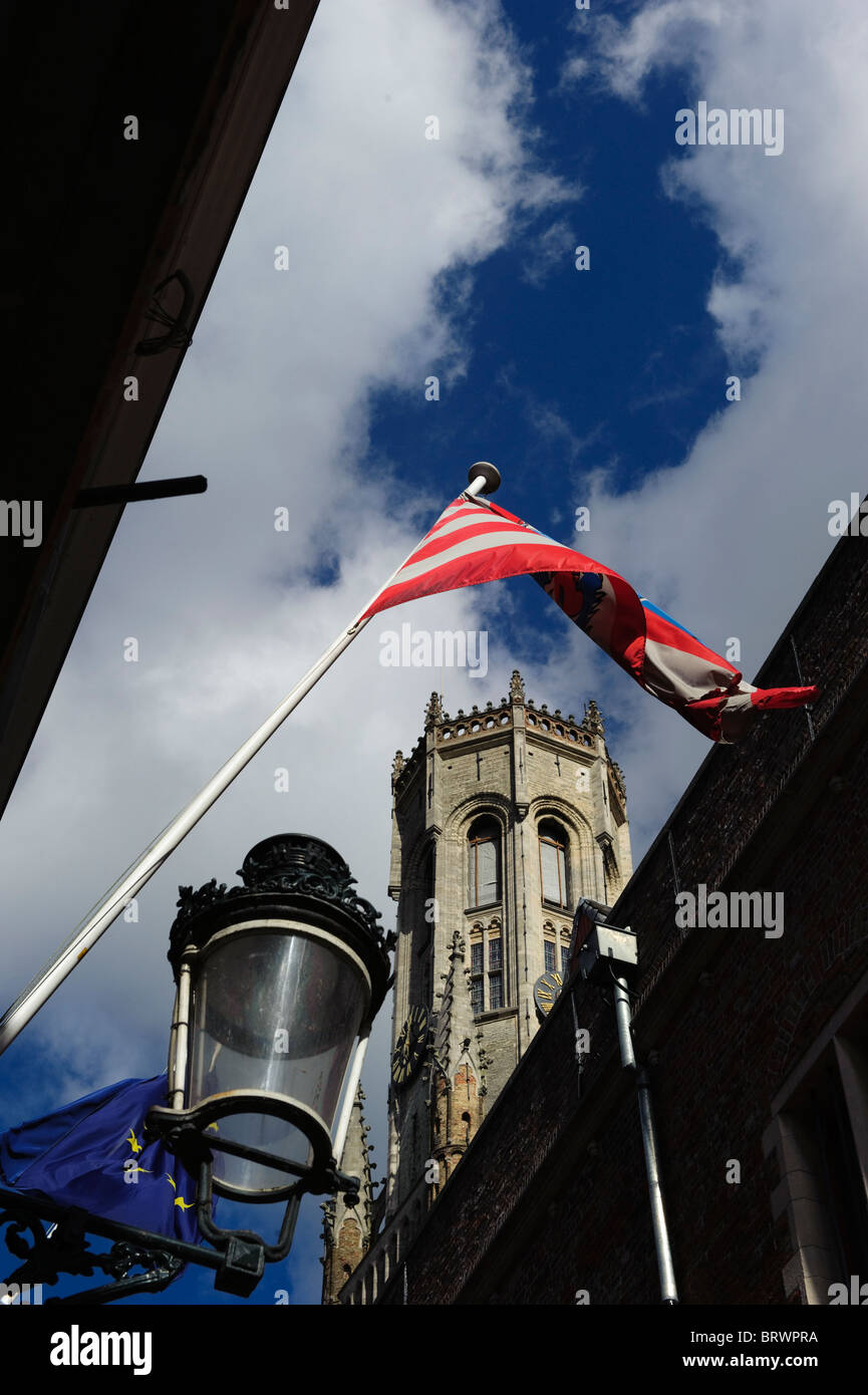 Die Belfy von Brügge Stockfoto