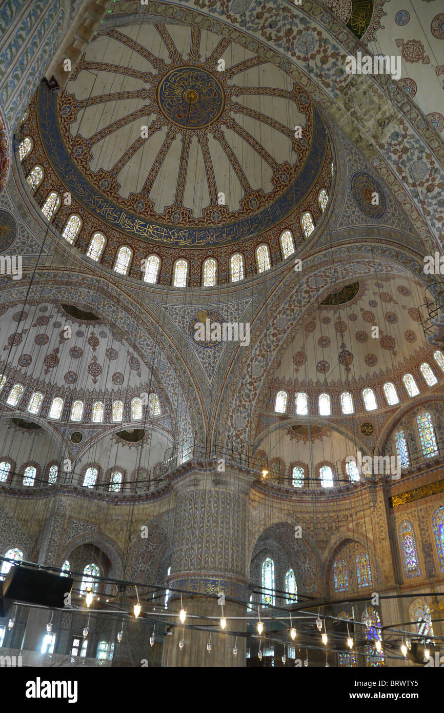 Türkei die blaue Moschee, Istanbul. Foto: Sean Sprague Stockfoto