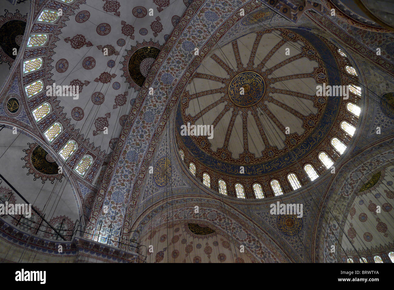 Türkei die blaue Moschee, Istanbul. Foto: Sean Sprague Stockfoto