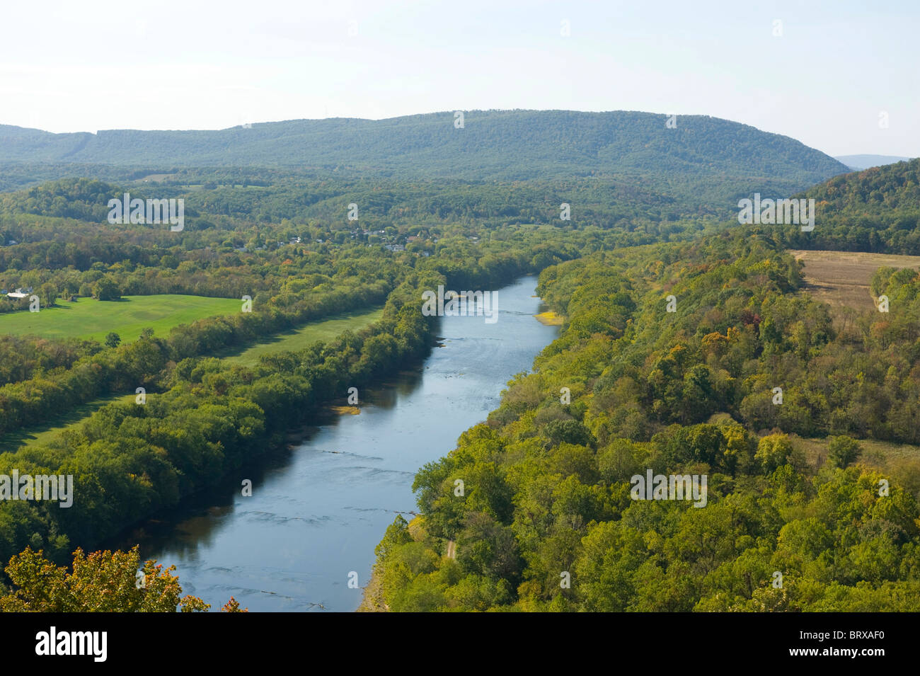 USA West Virginia WV Luftaufnahme des Potomac River fallen Herbst