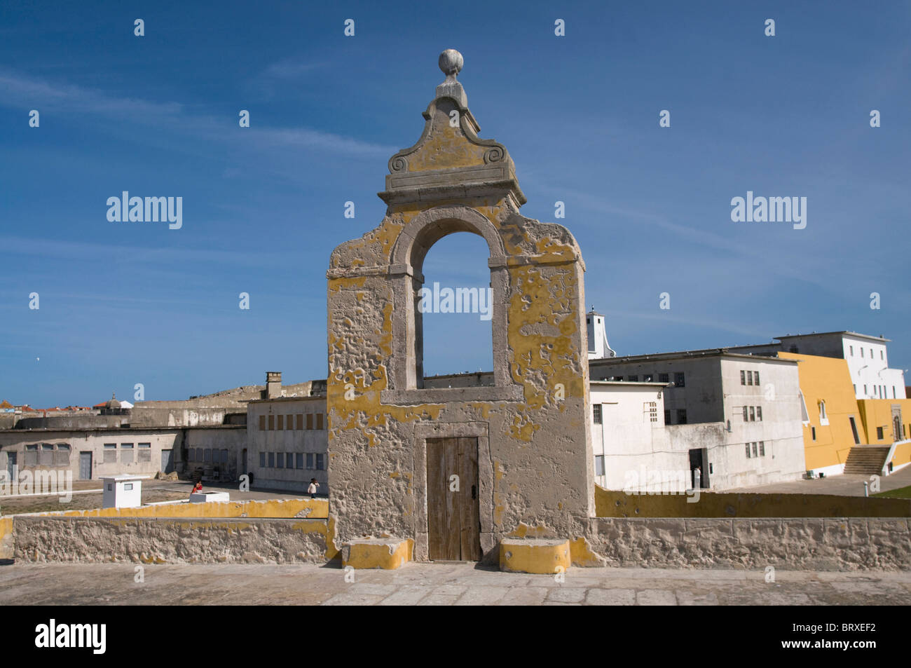 Gefängnis für politische Gefangene in Peniche Portugal Stockfoto