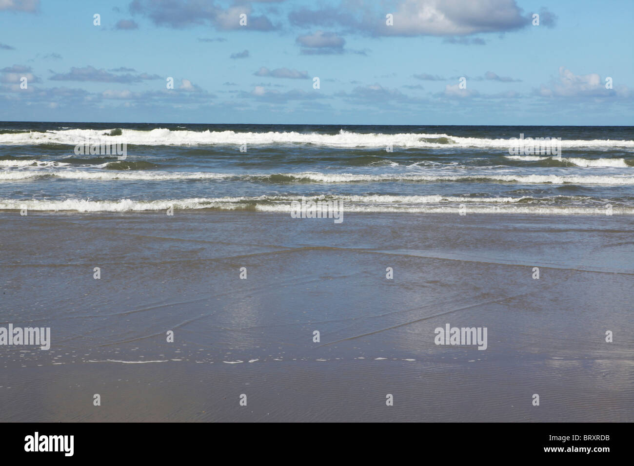 Strand von Ameland, Niederlande Stockfoto