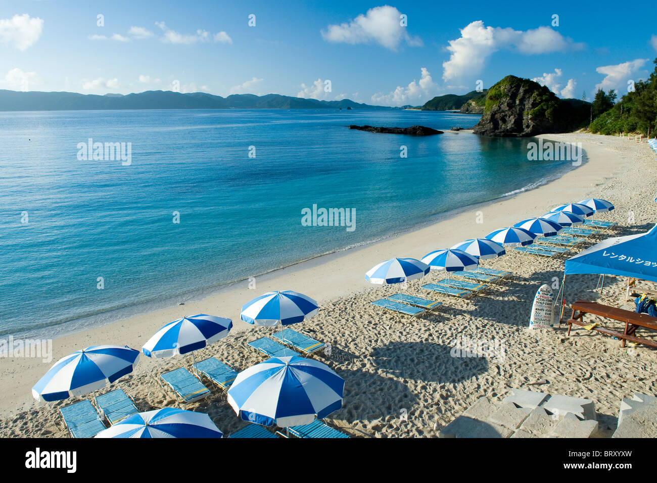 Strand, Präfektur Okinawa, Japan Stockfoto