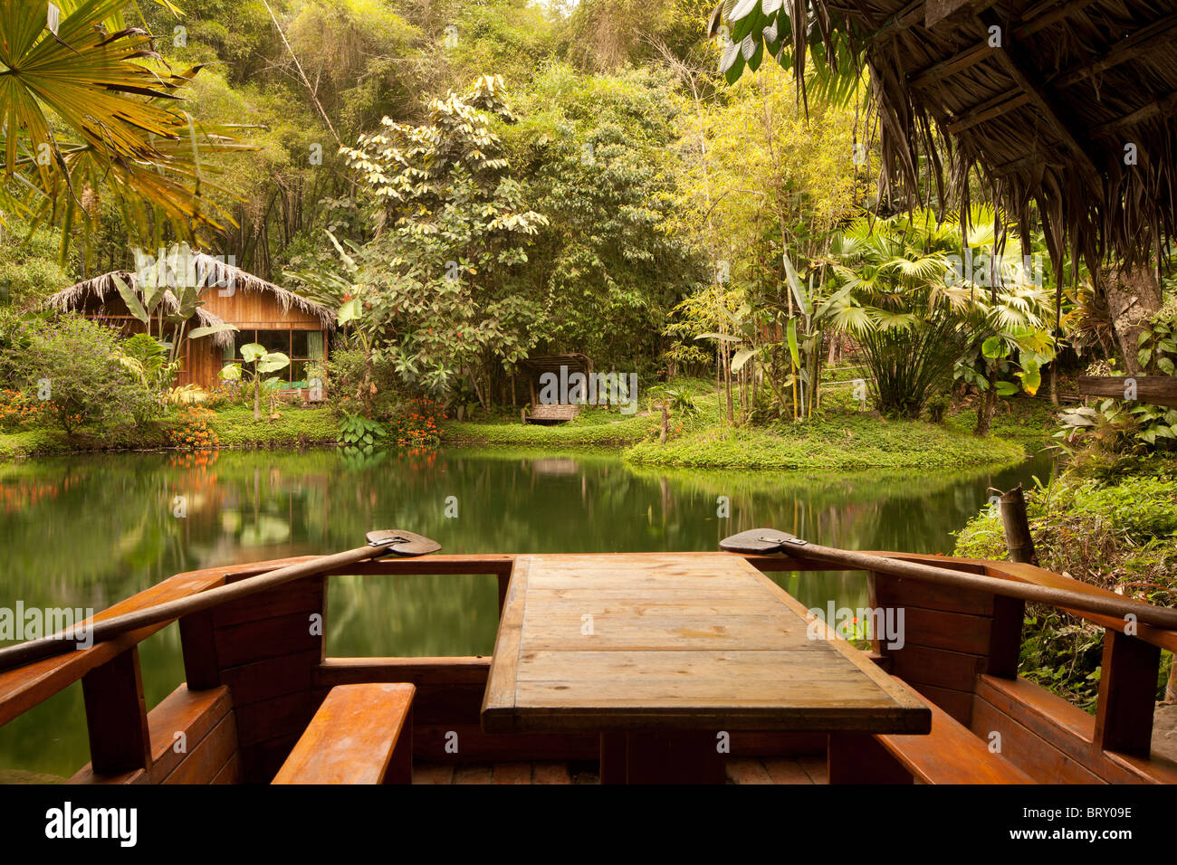 Schönen tropischen Ort ideal für einen Traumurlaub Stockfoto